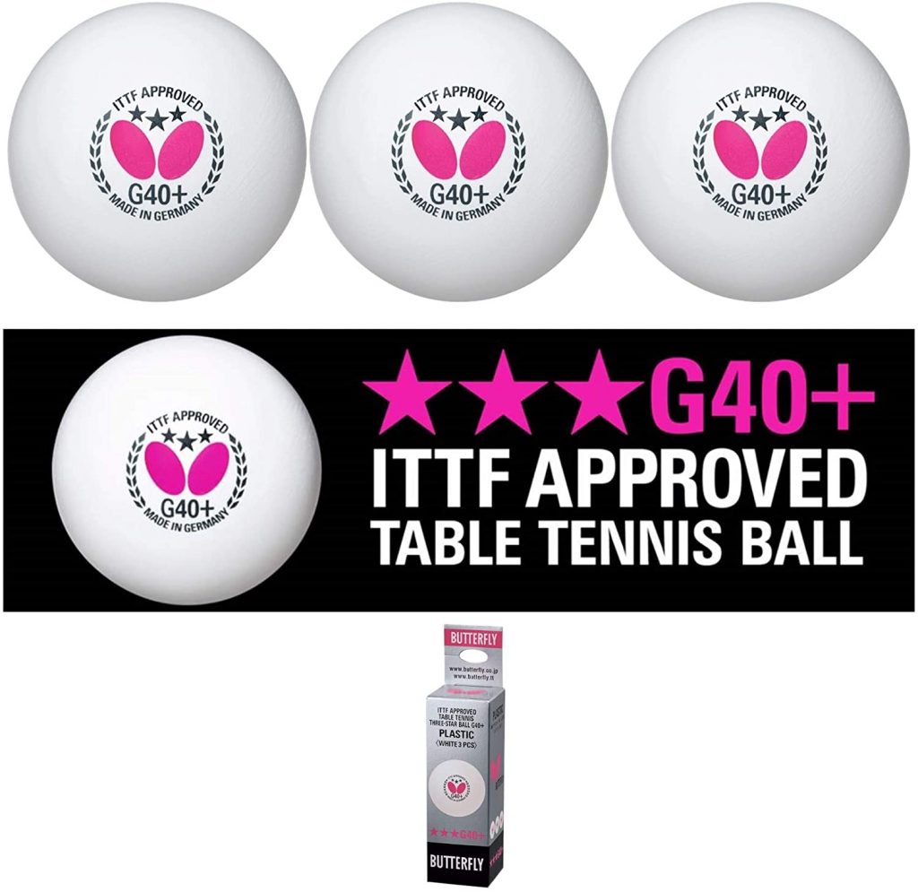 Butterfly G40+ Table Tennis Balls